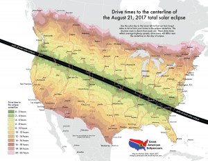 Drive Times to Totality