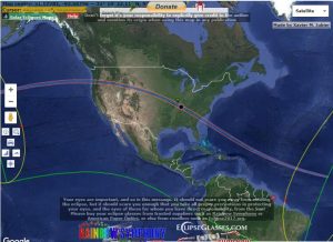 Google interactive eclipse 2017 map
